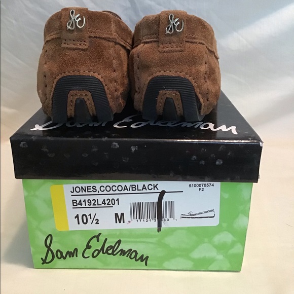 Sam Edelman Jones Cocoa suede leather driving shoe - Picture 4 of 4